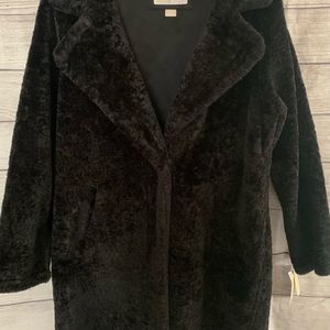 Michael Kors Large Faux Fur Black Jacket